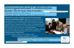 Event Flyer for Interorganizational Collaboration Event